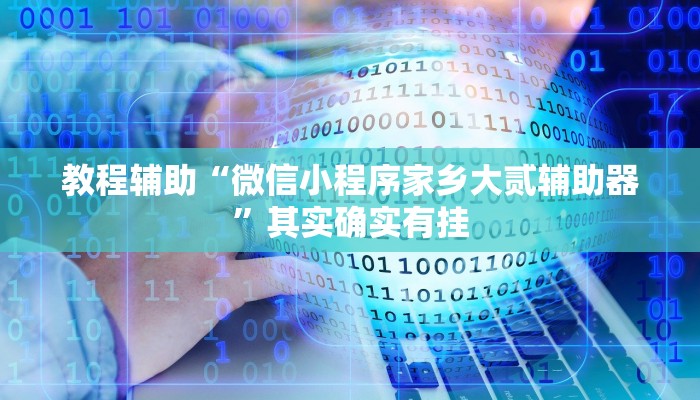 教程辅助“微信小程序家乡大贰辅助器”其实确实有挂 教程辅助“微信小程序家乡大贰辅助器”其实确实有挂
