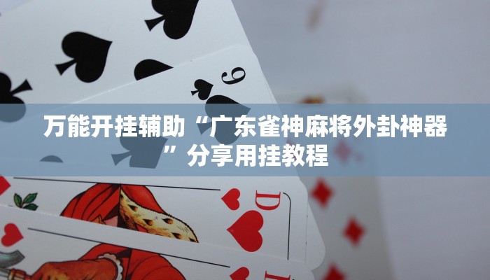 万能开挂辅助“广东雀神麻将外卦神器”分享用挂教程 万能开挂辅助“广东雀神麻将外卦神器”分享用挂教程