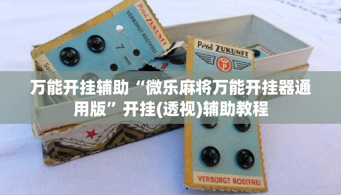 万能开挂辅助“微乐麻将万能开挂器通用版”开挂(透视)辅助教程